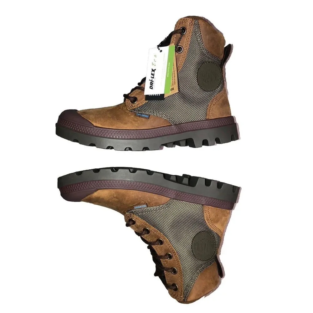 Palladium Boots Women's 6 Bridle Brown Pampa Sport Cuff  Waterproof 37 NEW‎